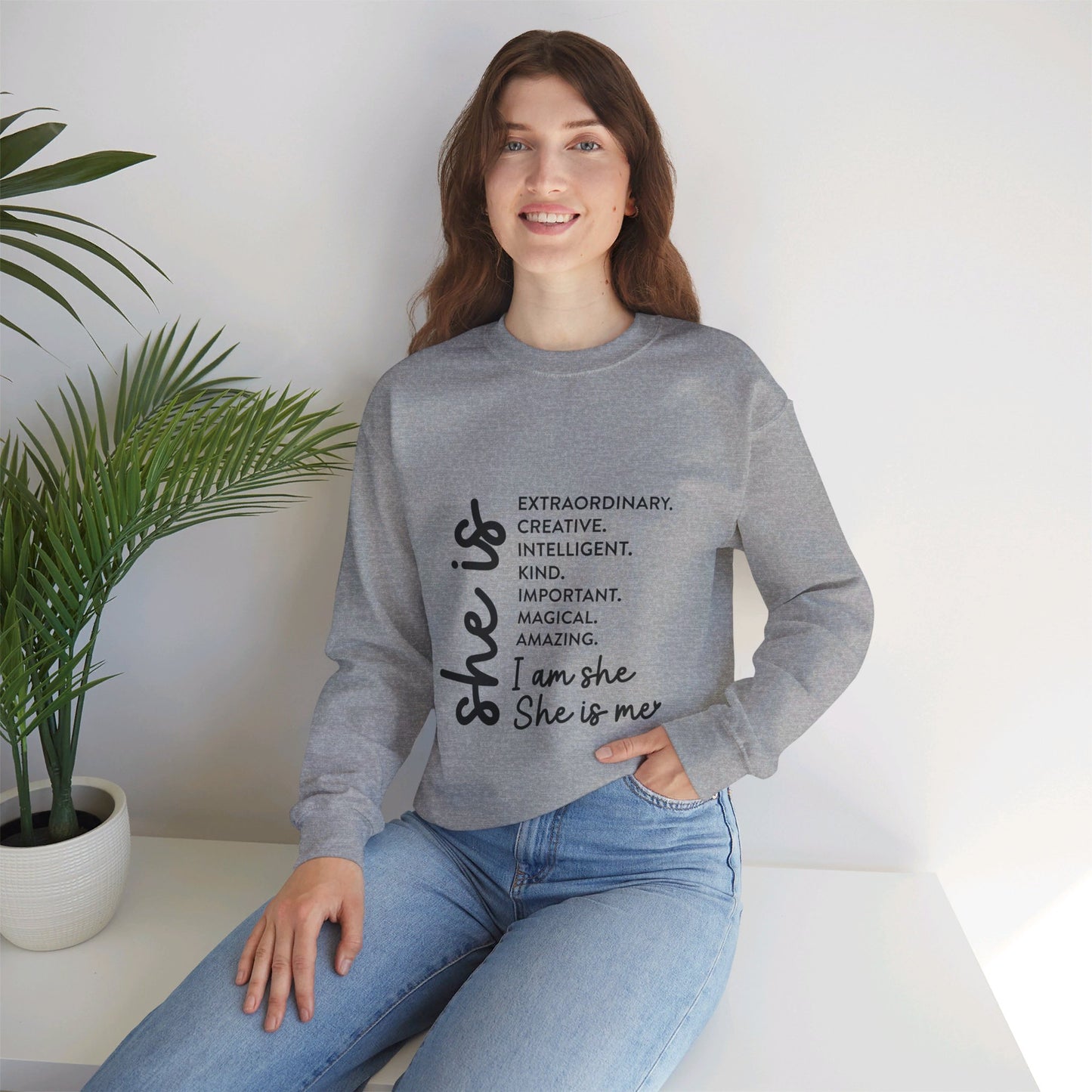 For Daughter | Unisex Heavy Blend™ Crewneck Sweatshirt