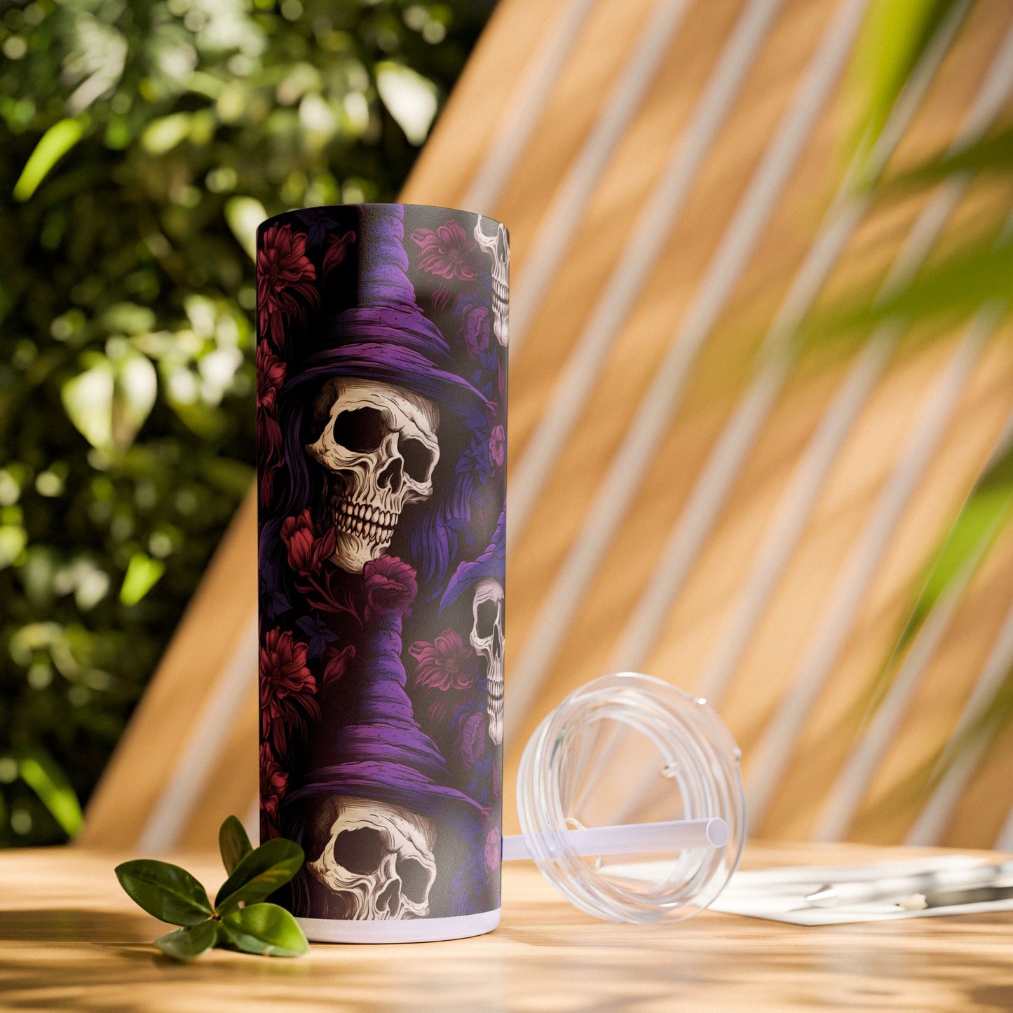 Halloween | Skinny Tumbler with Straw, 20oz